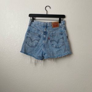 Levi’s High wasted jean shorts